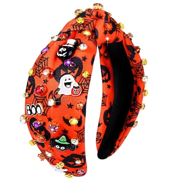 Accessories - Spooky Orange Halloween Headband